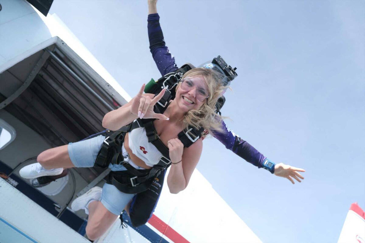can you skydive in the rain