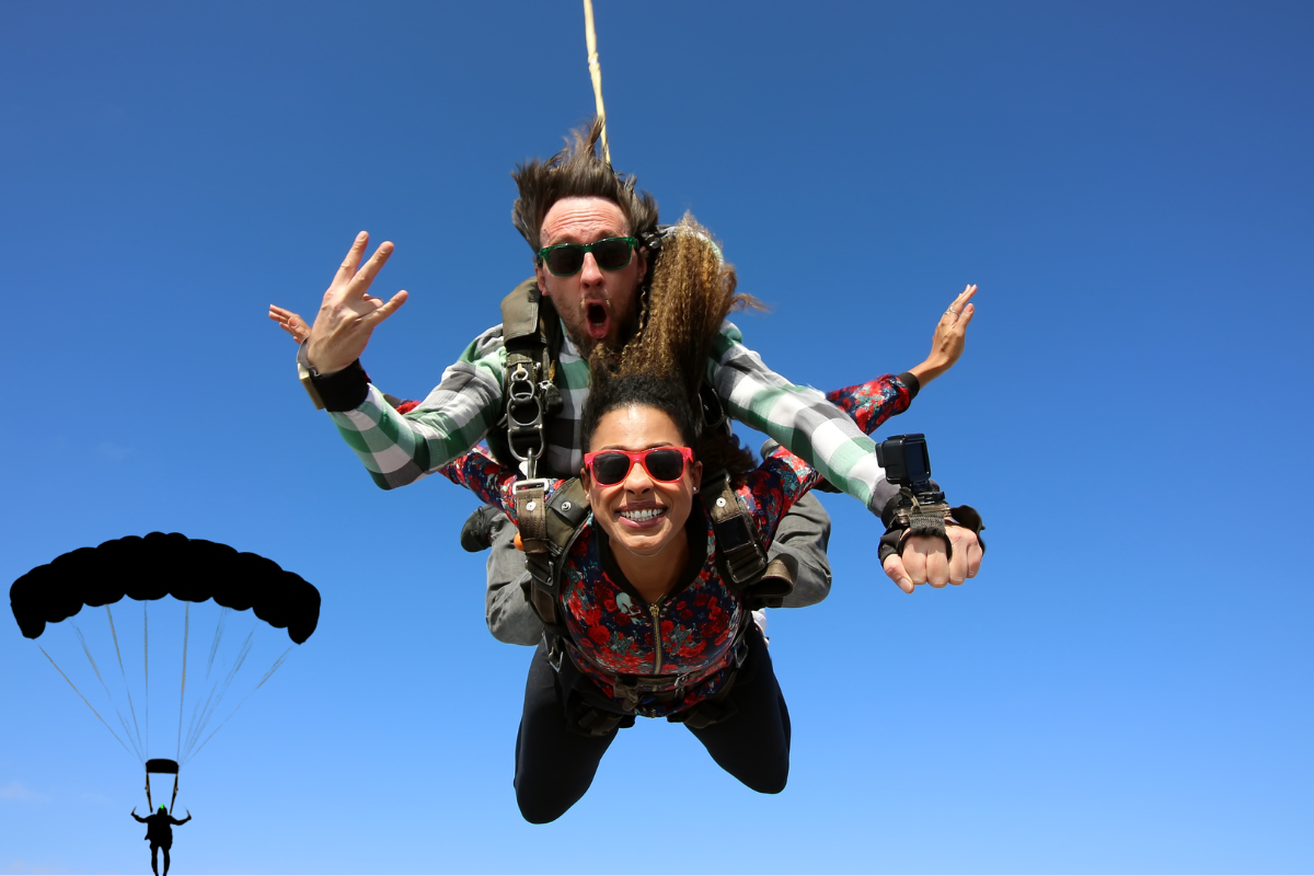 weight limit for parachute jump