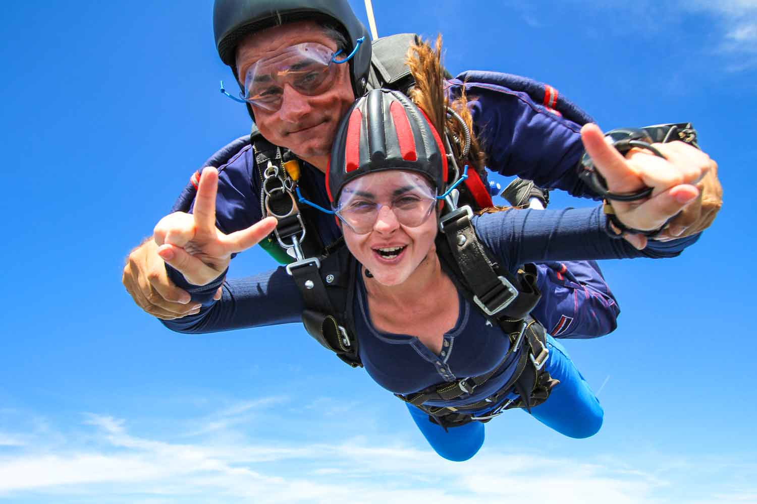 how high do skydivers jump