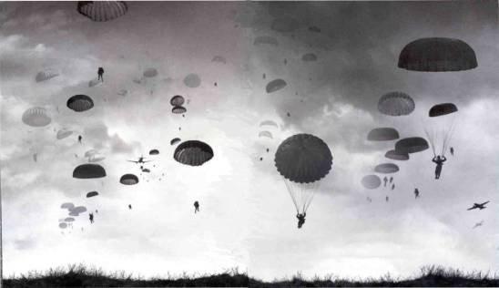 Paratroopers during D-Day operations
