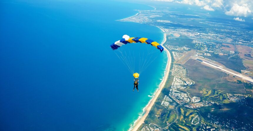 Skydiving in Australia Coastal Views