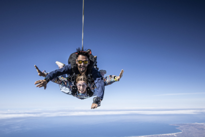 Skydiving in California Coastal Views