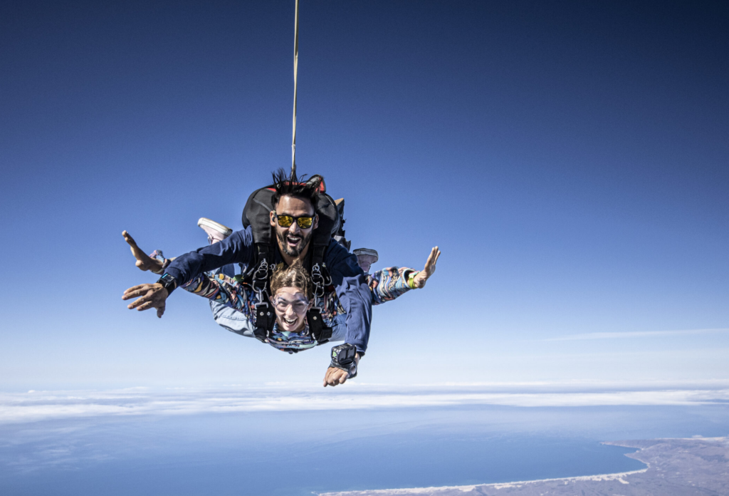 Skydiving in California Coastal Views