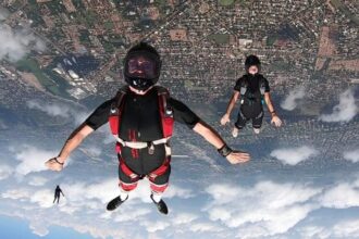 Skydiving in South Africa Safari Views