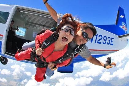 parachuting in houston