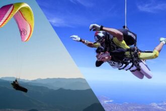Skydiving vs Paragliding Safety