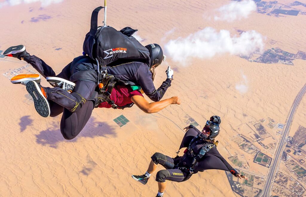 desert skydive dubai price