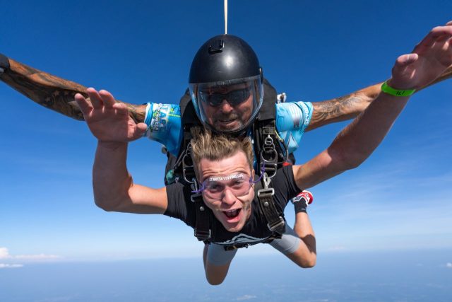 first time skydiving experience