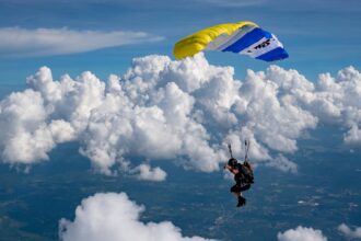 skydiving parachute