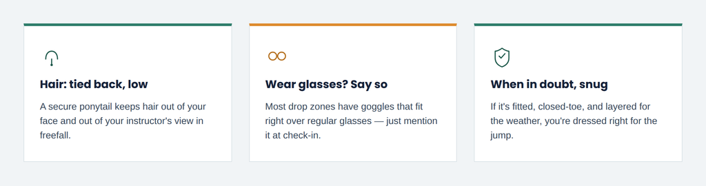Hair, glasses, and other small details